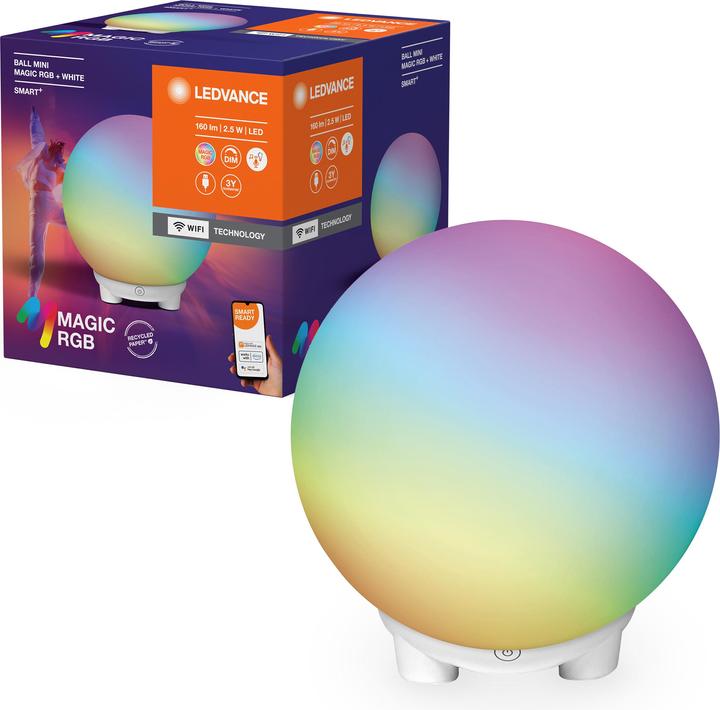 Produktbild Ledvance Smart+ Ball Magic RGB Mini Rgbw USB (130 lm, G13)