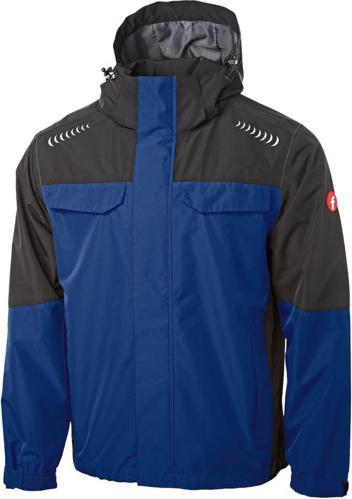 Magni Regenjacke Plus kornblau/schwarz Gr. M Fortis Elements (M)