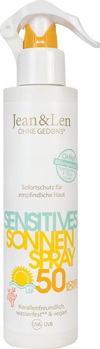 Produktbild Jean & Len 250ML JEAN&LEN SENS. SONNENSPRAY LSF 50 (Sonnenspray, SPF 50, 250 ml)
