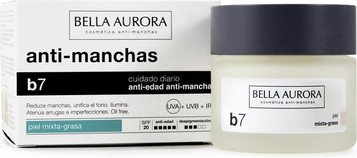 Actual product image Bella Aurora B7 antimanchas regenerante aclarante mixta/grasa SPF15 50 ml (50 ml, Day cream, SPF 15)