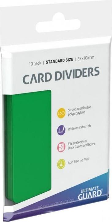 Immagine prodotto Ultimate Guard Separatore di carte formato standard verde 10