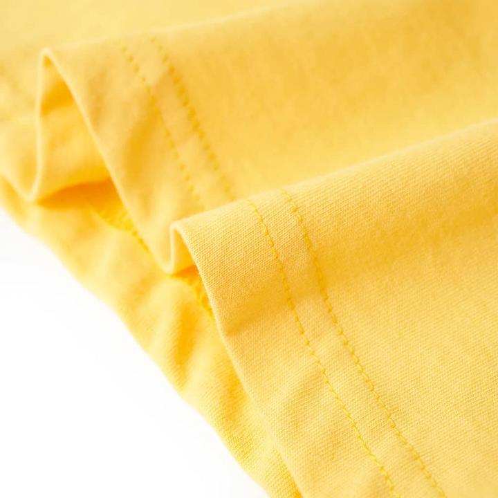 Immagine prodotto VidaXL Maglietta per bambini ocra chiaro 128,Materiale: 100 (128)