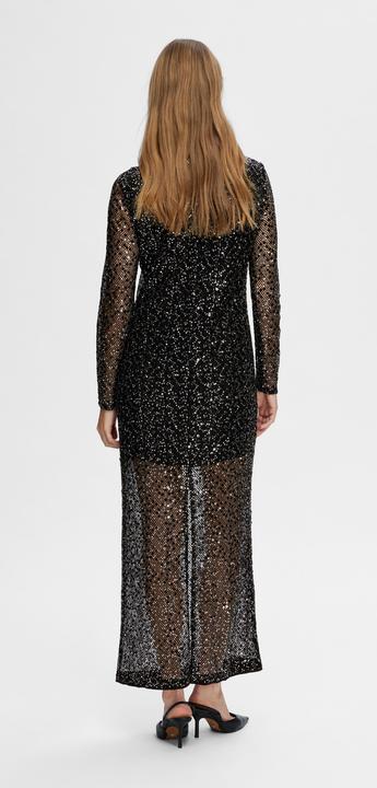 Image du produit Selected Femme Robe maxi à paillettes (40)