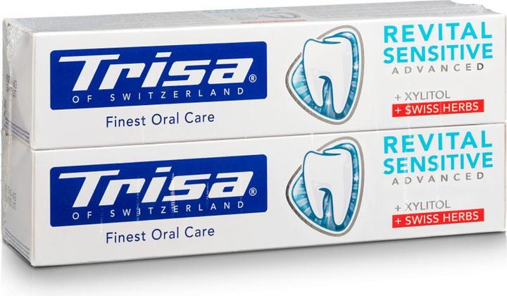 Actual product image Trisa Toothpaste Revital Sensitive DuoPack (150 ml)