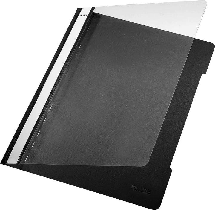 Image du produit Leitz Standard Plastic File Black A4 PVC (25) Dossier de présentation Noir (A4, 25 x)