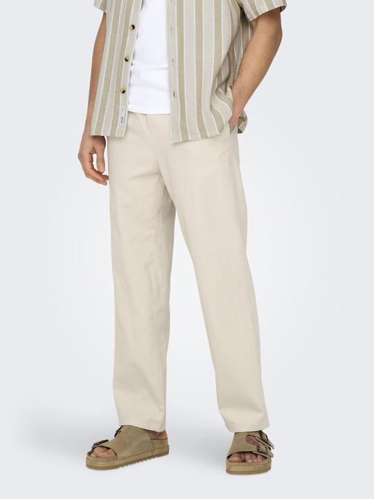 Actual product image Only & Sons Onssinus Loose 0007 Cot Lin Pant Noos (XS)