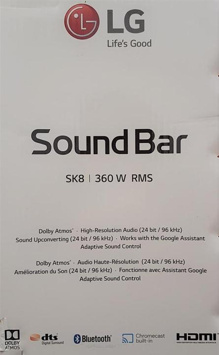 Actual product image LG Sk8 (360 W, 2.1 Channel)