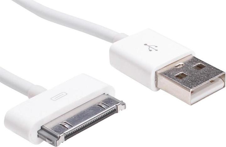 Produktbild Akyga Kabel USB AK-USB-08 USB A (m) / Apple 30 pin (m) ver. 2.0 1.0m (1 m, USB 2.0)