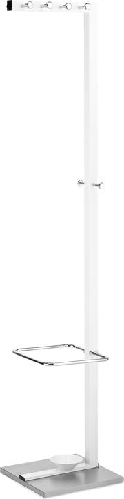 Productafbeelding Alco Kledingrek 2877-10 wit metaal 10 haken 36,0 x 178,0 cm