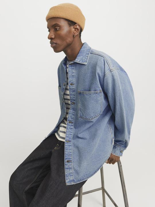 Actual product image Jack & Jones Jorhenry Denim Overshirt Ls Sn (M)