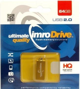 IMRO Clé USB EDGE/64G 64 Go USB type A 2.0 or (64 Go, USB-A)