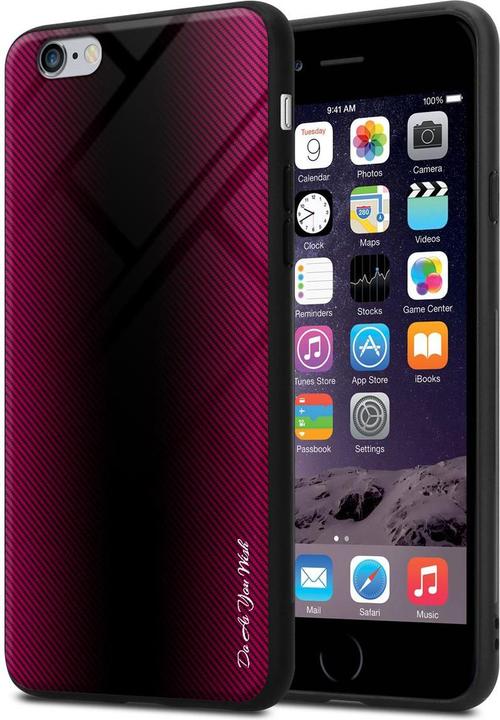 Image du produit Cadorabo TPU Couverture en verre rayé (Apple iPhone 6 Plus)