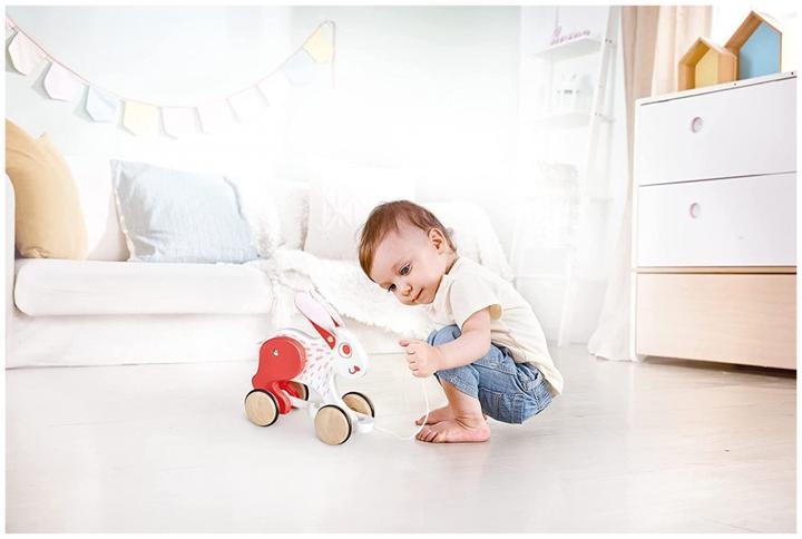 Actual product image Hape Pull-along bunny