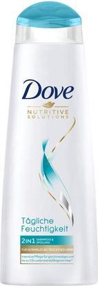 Actual product image Dove Nutritive Solutions 2in1 Shampoo and Conditioner for Normal to Dry Hair Daily Moisture 250ml (250 ml, Liquid shampoo)