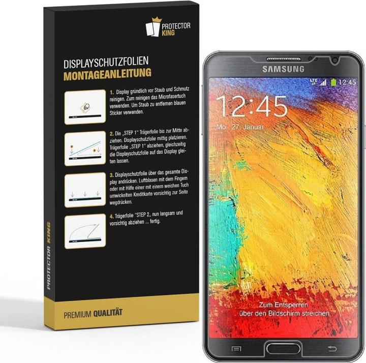 Actual product image Protectorking 3x Displayschutz HD Klar (3 Piece, Samsung Galaxy Note 3)