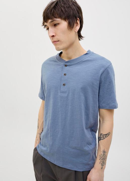 Immagine prodotto Jack & Jones Maglietta con colletto mandarino a tinta unita (L)