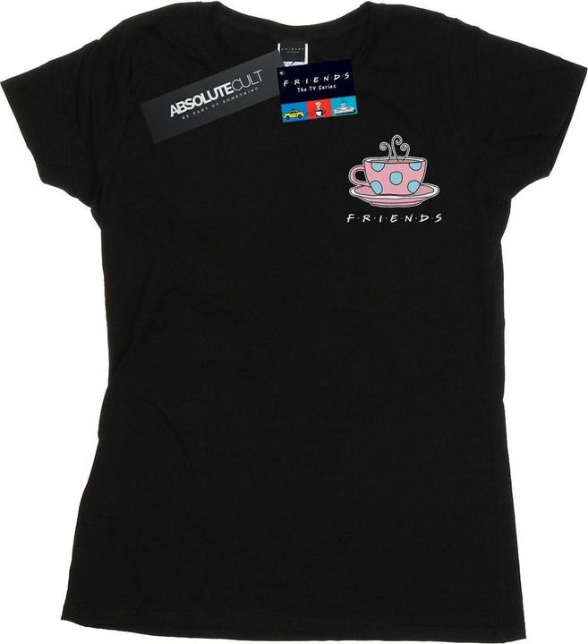 Friends Coffee Cup Breast Print TShirt (XXL)