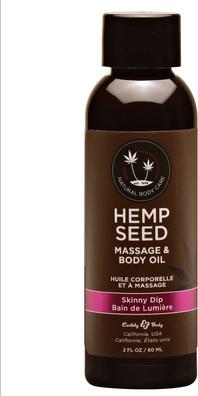 Produktbild Shots Skinny Dip Massage Oil with Vanilla Cotton Candy Scent - 2oz / 6 (60 ml)