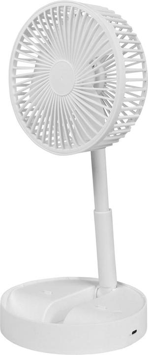 Produktbild Benson 2er-Set Akku-Tischventilator, klappbar, mit Handyhalterung, weiss