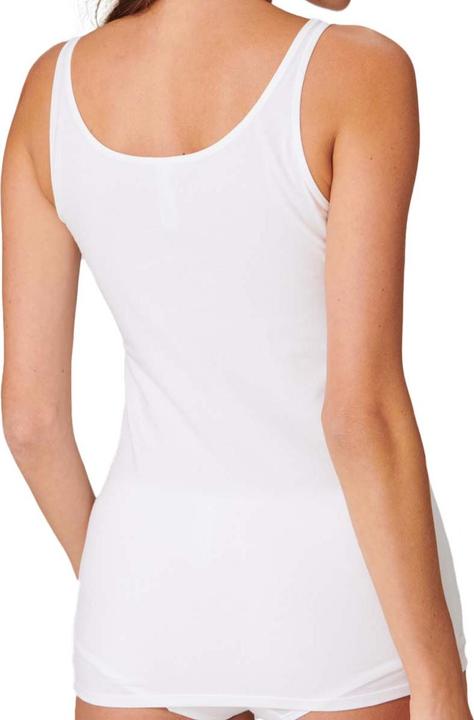 Actual product image Schiesser Pack of 4 95/5 Organic Strap Top (40, L)