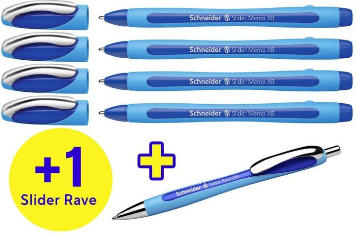 Actual product image Schneider Kugelschreiber (Blue, Black, 4 x)