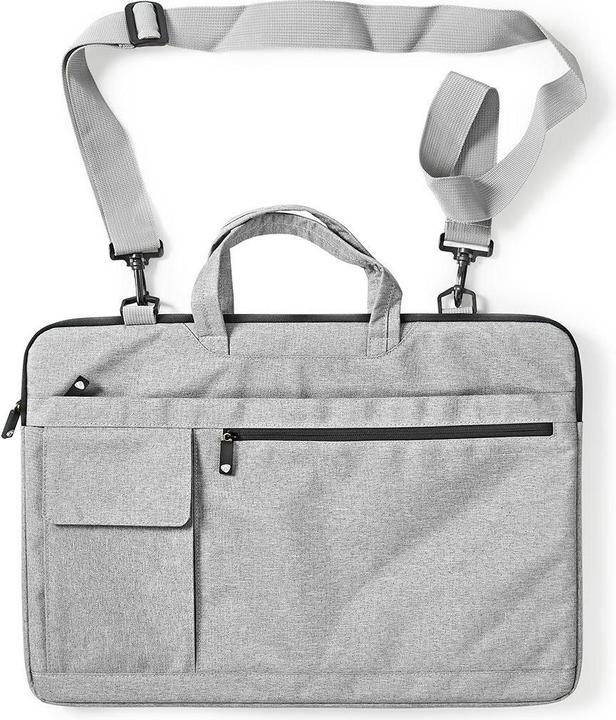 Actual product image Nedis Notebook Bag - Laptop Bag - Briefcase - Shoulder Bag - Wearing Belt - 17-18" - (18", Universal)