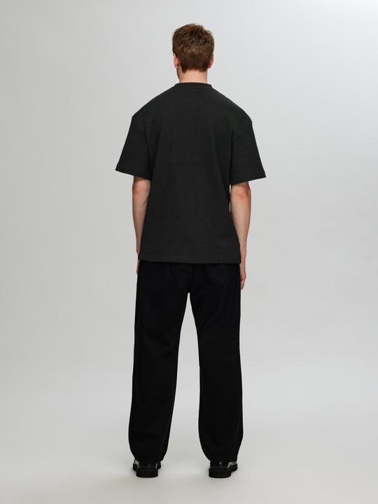 Produktbild Selected Homme Relaxed Fit Waffelmuster T-Shirt (S)