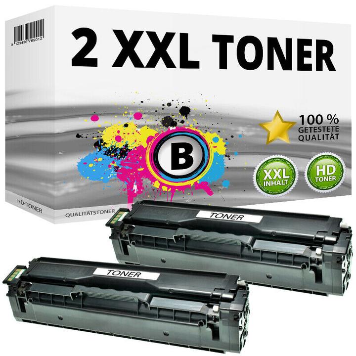 Image du produit Druckfuxx 2x XXL TONER für SAMSUNG Xpress C1810 FW C1810W C1860FW Kartusche Set
