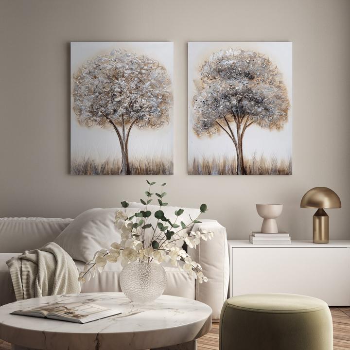 Produktbild Eurofirany Bilderbaum 1 Hand -mit Kristallen und silbrigen Akzenten 50 x 70 cm gebunden (50 x 70 cm)