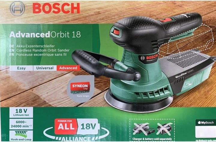 Actual product image Bosch Home & Garden AdvancedOrbit 18 (Eccentric grinder, 18 W)