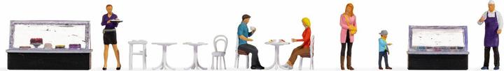 Image du produit Noch H0 Figurines sur le thème "Café" 16245 Peint