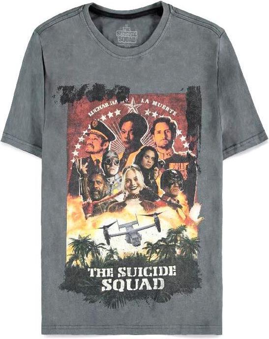 Suicide Squad 2 Men's Acid Wash Tshirt