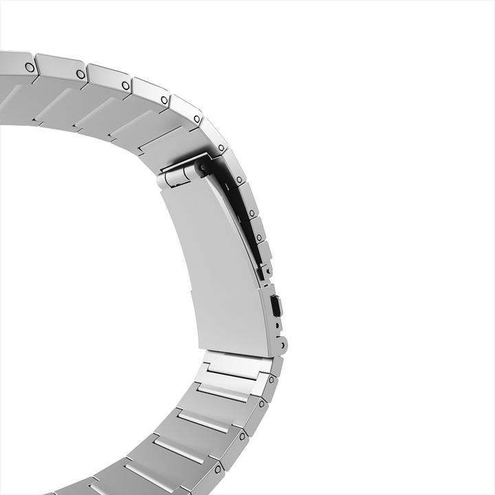 Actual product image Strap-it Smartwatch bandje - Geschikt voor Apple Watch luxe bandje - zilver - Horlogeband / Polsband (Titanium)