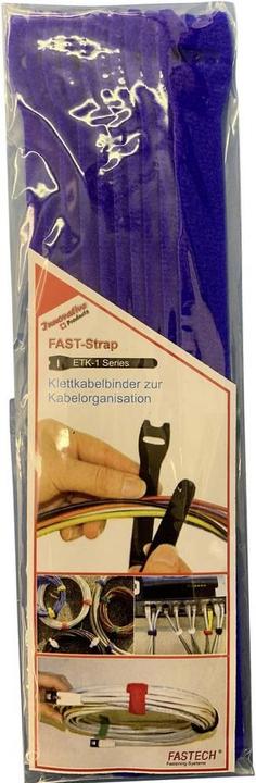 Produktbild Fastech 10 STK ETK-1-2 STRAP 13 x 200 MM (Klettkabelbinder, 200 mm, 10 Stk.)