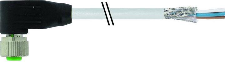 Image du produit Murr Elektronik Connecteur femelle M12 blindé avec extrémité libre PUR-OB 4x0.34 blindé 10m