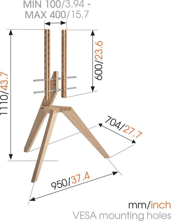 Produktbild Vogels Next OP1 (Universal, 70", 40 kg)