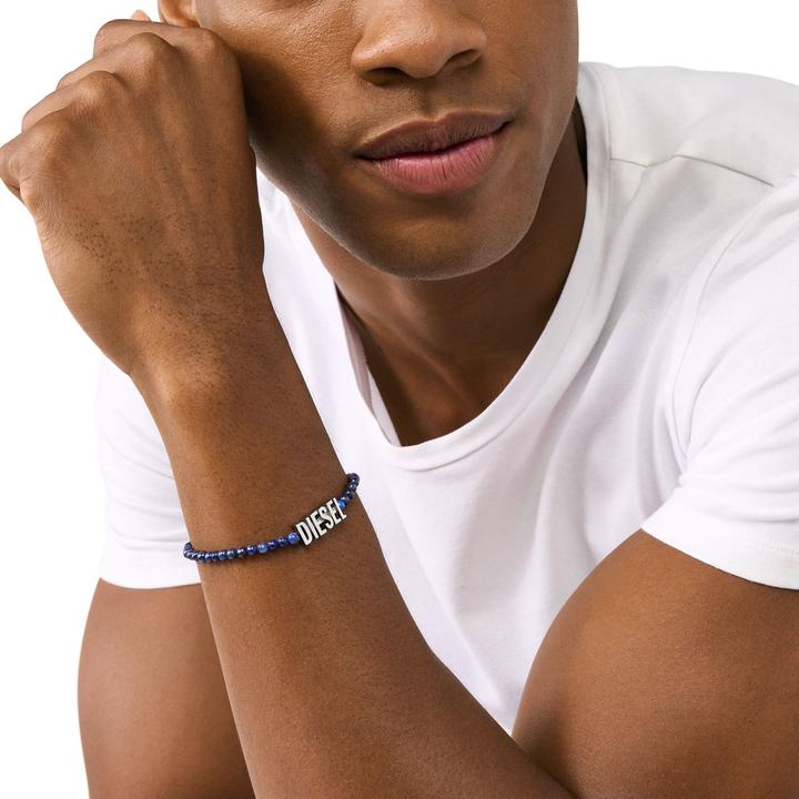 Immagine prodotto Diesel Armband FONT (17.80 cm, Acciaio inossidabile, Pietra colorata)