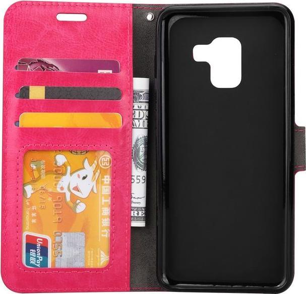 Produktbild MU Classic Crazy Horse Leder Bookcover Hülle (Samsung Galaxy A8 (2018))