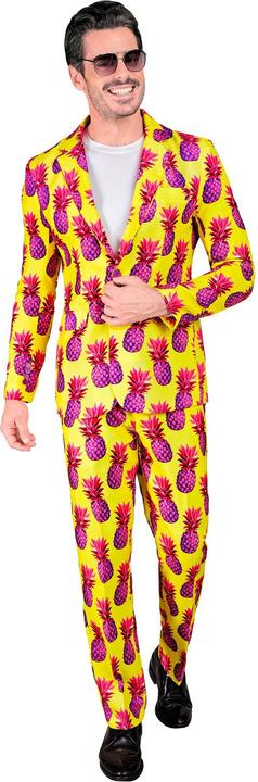 Produktbild Widmann Party Fashion Anzug mit Neon Ananas Muster Jackett & Hose (XXL)