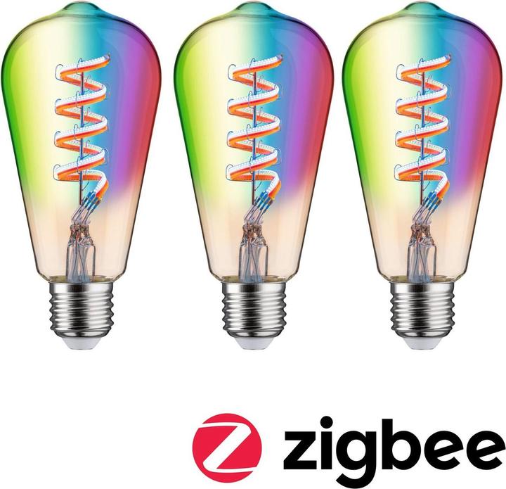Actual product image Paulmann Piston Zigbee filament (E27, 0.60 W, 470 lm, 1 x, G)