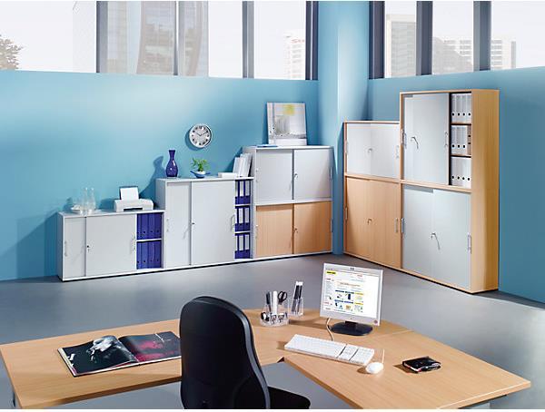 Actual product image kaiserkraft FINO - sliding door wardrobe (120 x 40 x 74.5 cm)