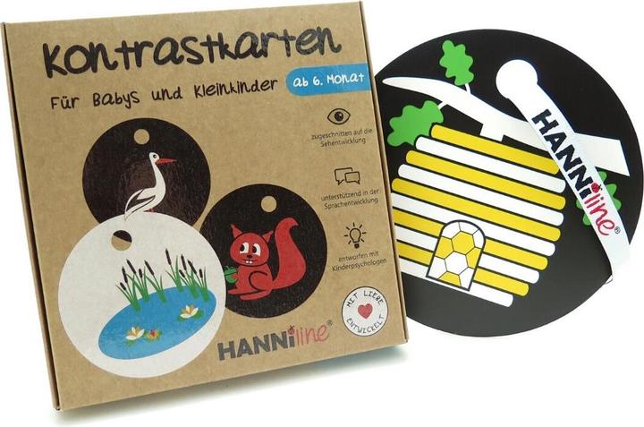 Image du produit Hanniline Cartes de contraste (à partir de 6 mois) (Allemand)