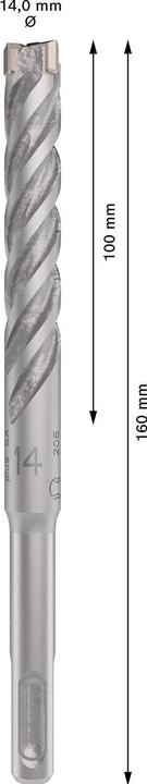 Actual product image DIY PRO SDS plus-5X hammer drill bit, 14 x 100 x 160 mm (14 millimetres)