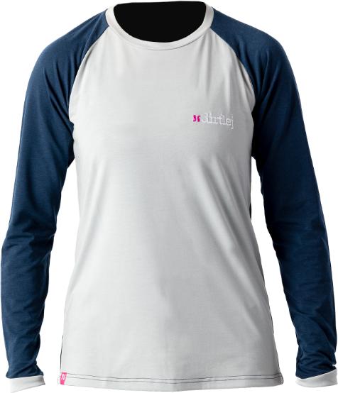 dirtlej Mountee drirelease® Merino Longsleeve Ladies Jersey, grau/blau, M (M)