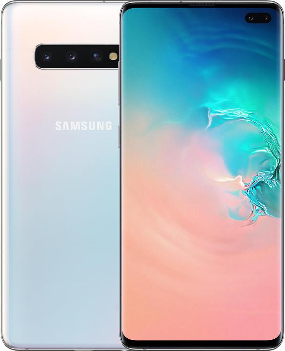Samsung Galaxy S10 DE-Version (512 GB, Prism White, 6.10", Hybrid Dual SIM, 16 Mpx, 4G)