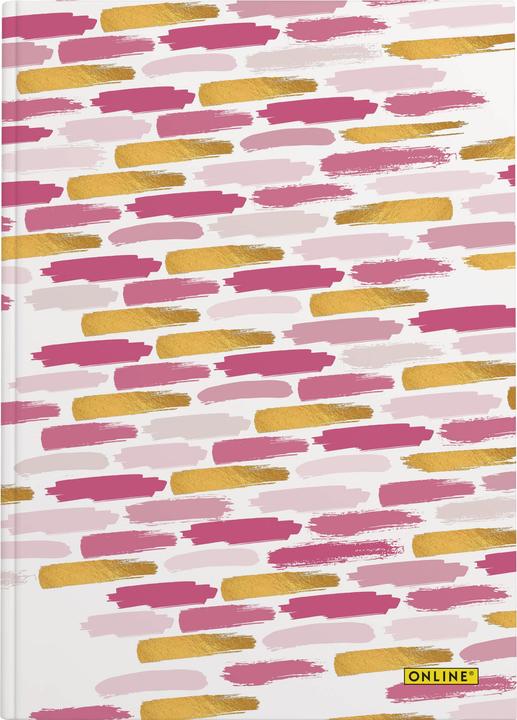Actual product image Online Notebook A5 07778/6 Brush Style 80g 96 sheets dots (A5, Dotted)