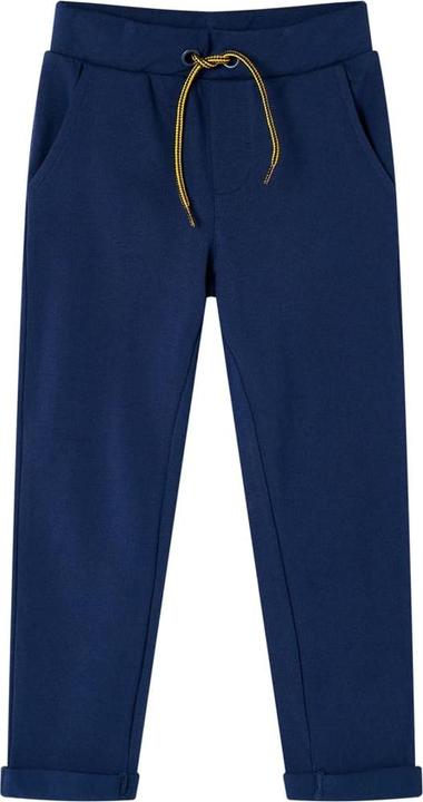 VidaXL Kinderhose mit Kordelzug Marineblau 92,Material: 95 (92)