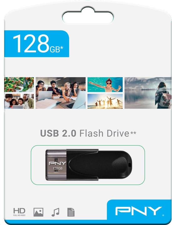 Actual product image PNY ATTACHÉ - USB 2.0 Stick (128 GB, USB-A)