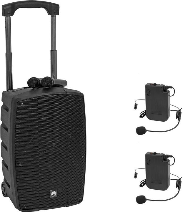 Produktbild Omnitronic Set WAMS-12BT2 + 2x Taschensender + 2x Kopfbügelmikrofon (Passiv)