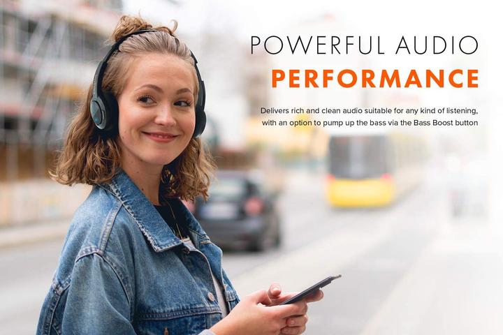 Produktbild Creative SOUND BLASTER JAM V2 Kabelloser Bluetooth-Kopfhörer schwarz (ANC, 22 h, Kabellos, Kabelgebunden)